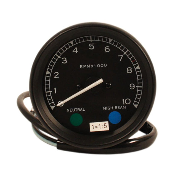 Universal motorcycle 5:1 vintage style tach