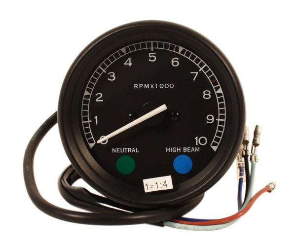Universal motorcycle 4:1 vintage style tachometer
