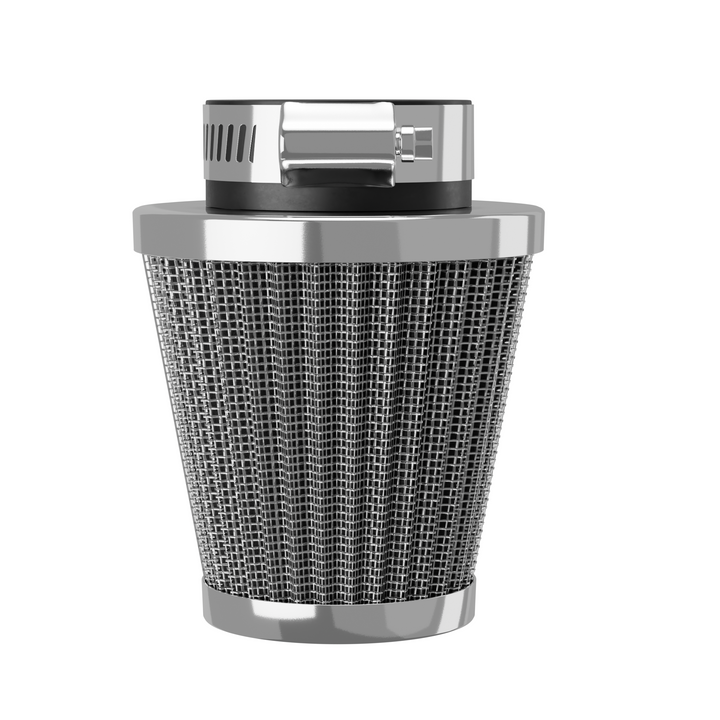 Universal motorcycle chrome circular cap air filter 39mm