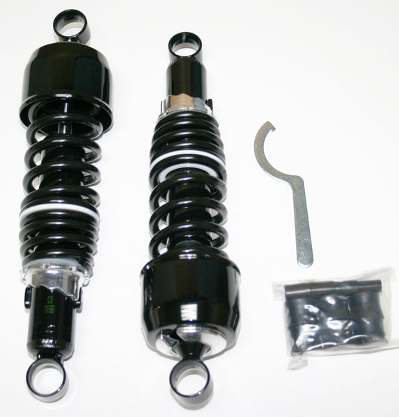 Universal motorcycle all black shock absorber set