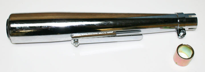 Universal motorcycle chrome straight XS style universal muffler