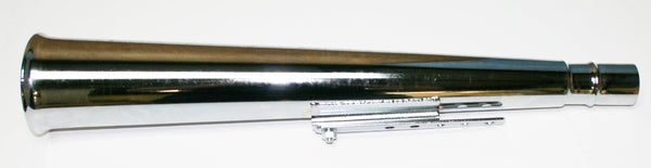 Universal motorcycle chrome slip in style muffler
