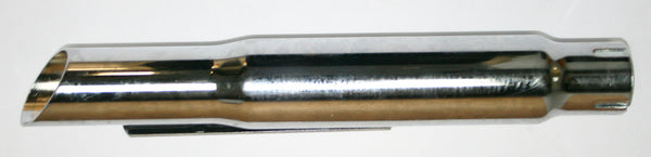 Universal motorcycle chrome slash cut universal muffler