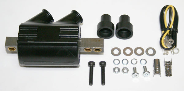 Universal motorcycle dual tower high output ignition coil
