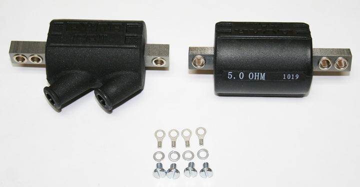 Universal motorcycle Dynatek performance high output 5 ohm ignition coil set of 2