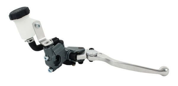Universal motorcycle front master cylinder w remote reservoir 14mm