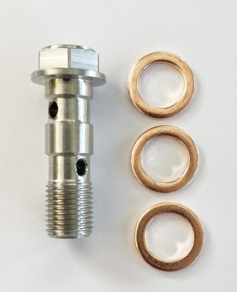 Universal motorcycle standard double banjo bolt
