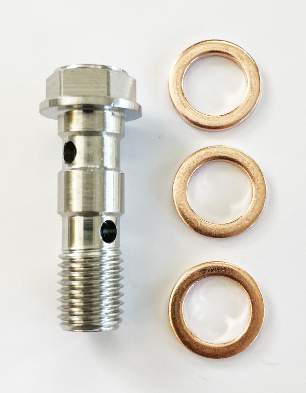 Universal motorcycle standard double banjo bolt