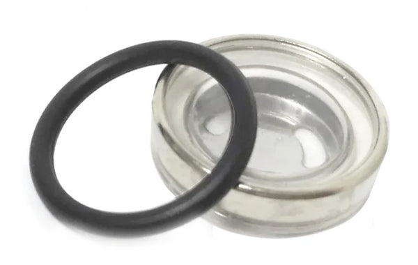 Universal motorcycle 12mm master cylinder sight glass