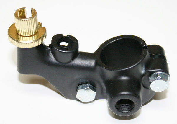 Universal motorcycle clutch lever bracket w safety switch hole