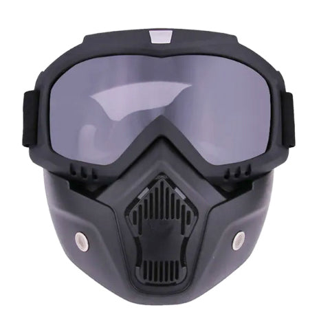 Universal motorcycle face mask