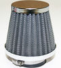 Universal motorcycle 37mm chrome cap POD air filter