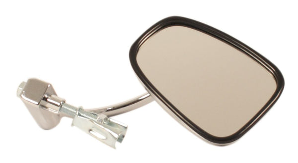 Universal motorcycle replacement universal bar end chrome mirror