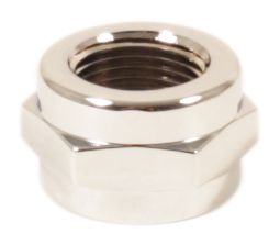 Universal motorcycle 22mm male bung to 3/8" universal fuel petcock adaptor nut