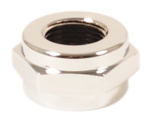 Universal motorcycle 24mm male bung to 3/8" universal fuel petcock adaptor nut