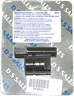 Universal motorcycle flywheel puller