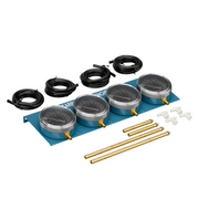 Universal motorcycle carburetor synchronizer vacuum gauge