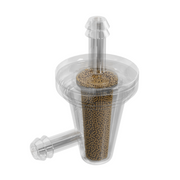 Universal motorcycle 90 degree bronze inline fuel filter