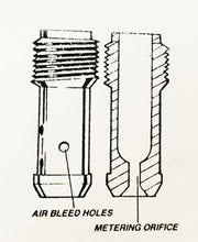 Universal motorcycle Mikuni BS30 96 style pilot jet - size 35