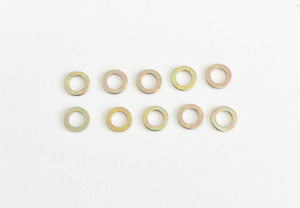 Universal motorcycle carburetor fuel mixture screw metal washers pack of 10