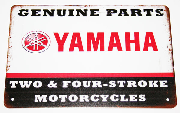 Universal motorcycle yamaha (genuine parts) tin sign