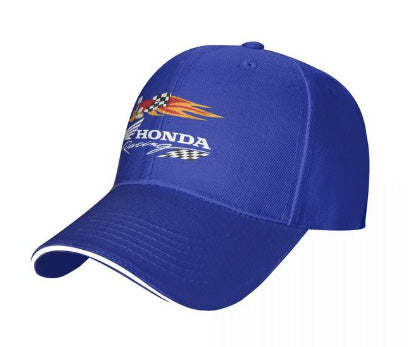 Universal motorcycle blue Honda racing hat