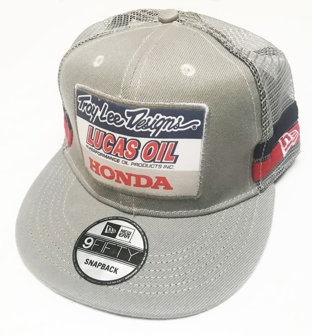 Hvid - Med gul Honda Logo Hat