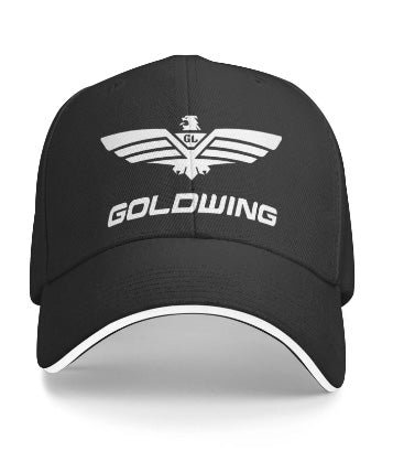 Casquette noire à logo Goldwing