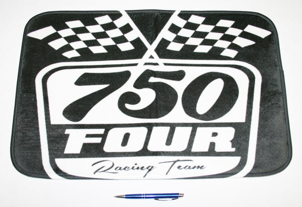 Universal motorcycle 750 four racing team floor mat