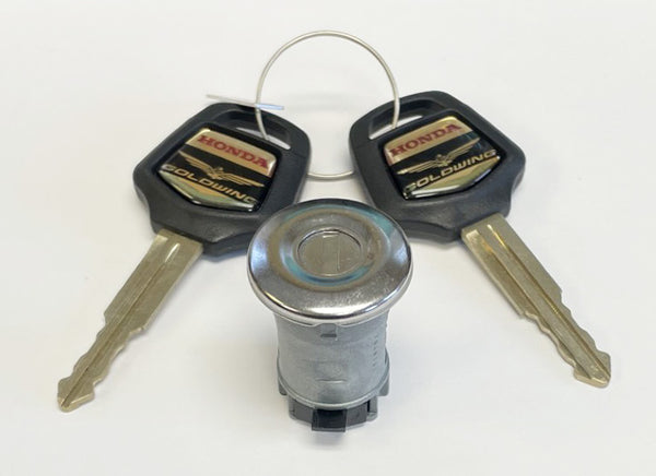 Honda GL1800 tank lid lock assembly with 2 keys 77234-MCA-003