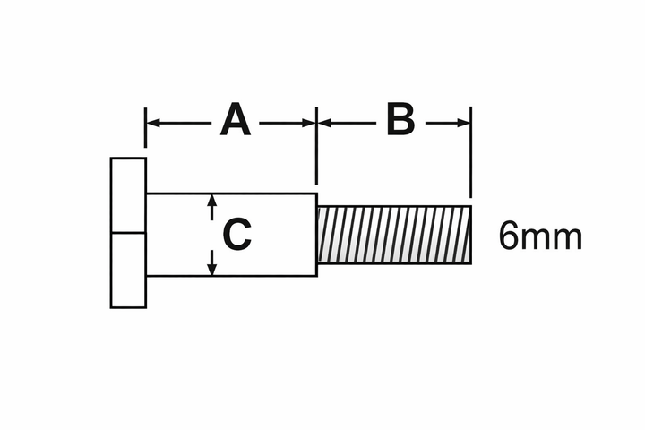 Universal motorcycle lever bolt
