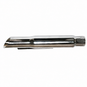 Universal Motorcycle Chrome Slash Cut Universal Muffler