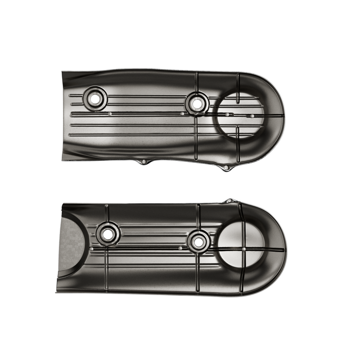Honda GL1000K GL1000LTD chrome timing belt covers set of 2 11511-371-010