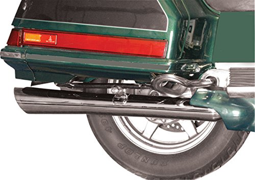 MAC Chrome Rolled Tip Slash Back Megaphone Muffler Set/2 - Goldwingparts.com