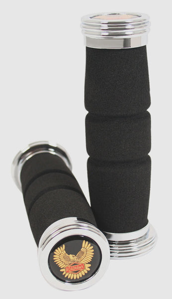 Universal motorcycle roadhawk style 7/8" grip set
