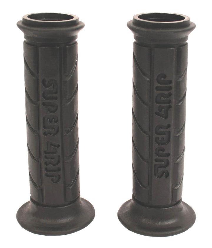 Universal motorcycle black superbike style 7/8" grip set