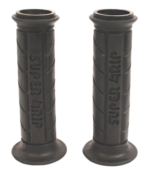 Universal motorcycle black superbike style 7/8" grip set