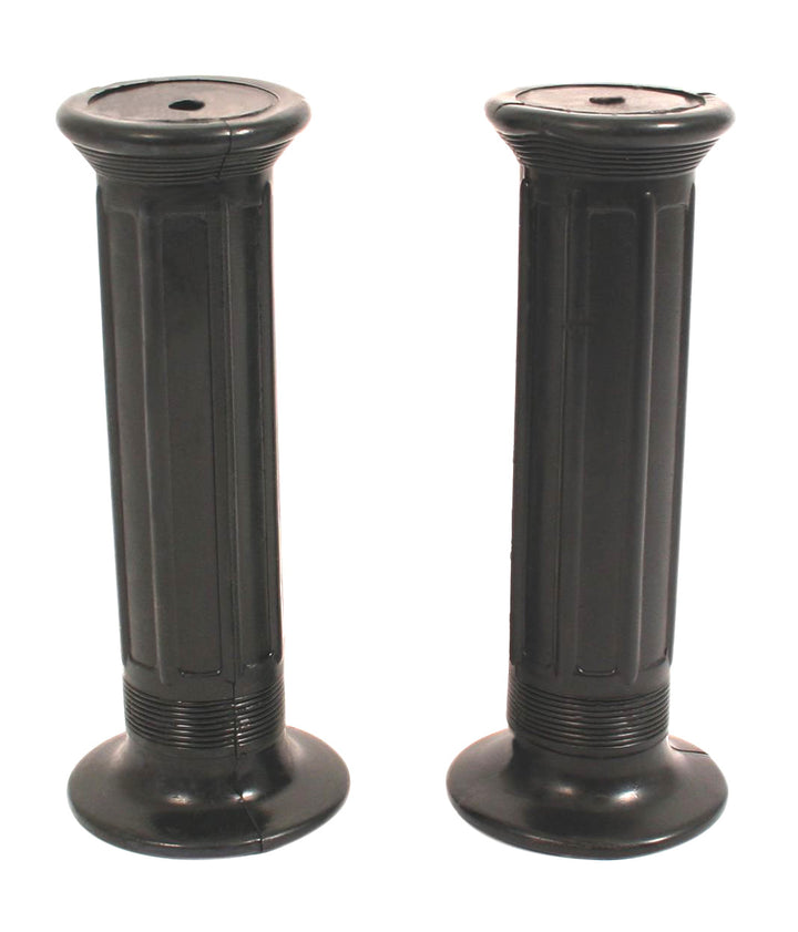 Universal motorcycle ribbed rubber style 7/8" grip set