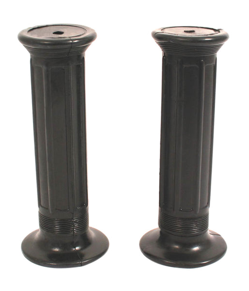 Universal motorcycle ribbed rubber style 7/8" grip set