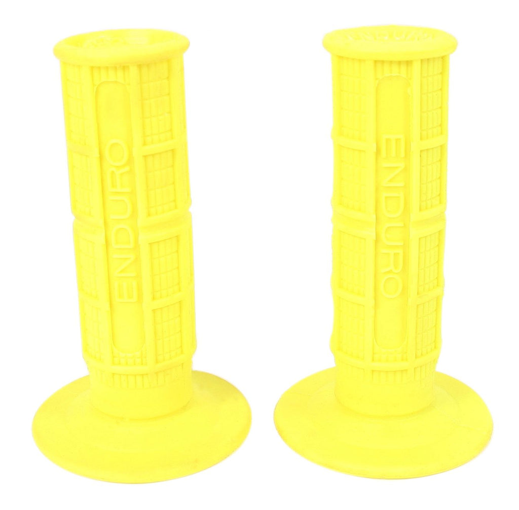 Yellow Motocross Style 7/8" Grip Set - Goldwingparts.com