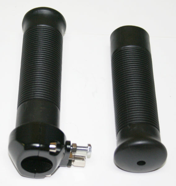 Universal motorcycle black single cable pull throttle assembly 1"