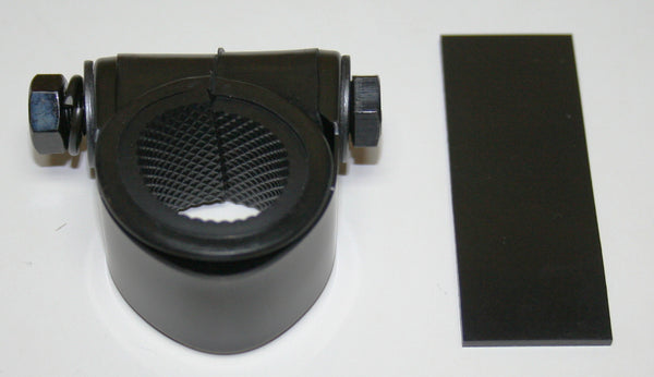 Universal motorcycle black mount bracket for speedometer or tachometer