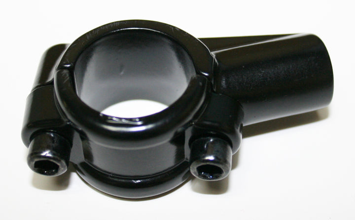 Universal motorcycle 7/8" black speedo/tach/mirror mounting clamp