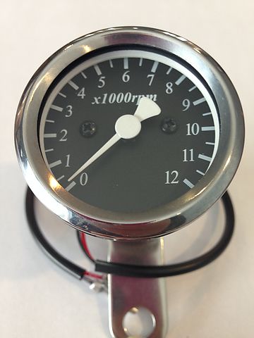 Honda GL1200 micro custom tachometer
