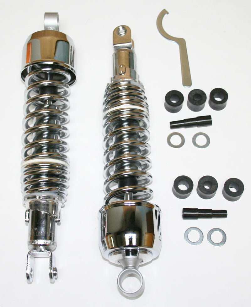 Custom Shock Absorber Set 335mm ~ All Chrome