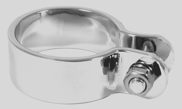 Universal motorcycle muffler clamp universal fits 1 1/2"
