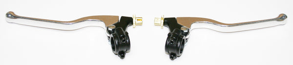 Universal motorcycle custom lever assemblies