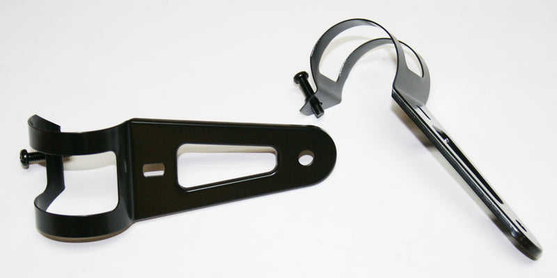 Black Universal Adjustable Headlight Brackets - Goldwingparts.com