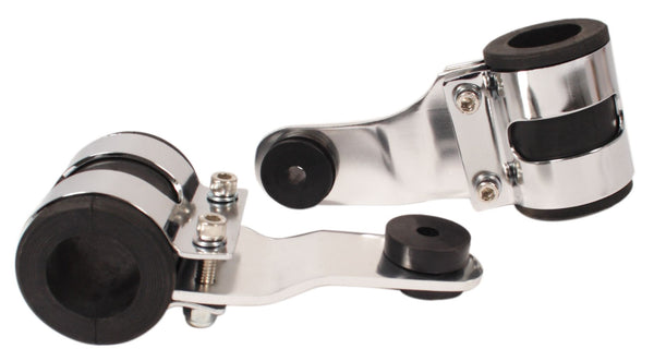 Universal motorcycle tommaselli type headlight brackets 32-34mm