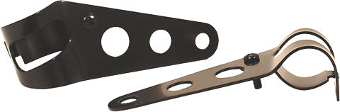 Universal motorcycle headlight bracket set black 3-Hole type 32-38mm